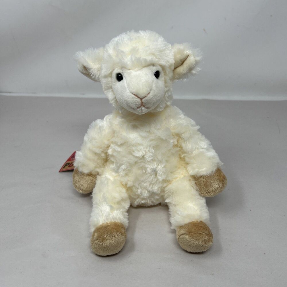 Douglas Pudgies Plush Leah the Lamb Stuffed Animal Canada #7734 New w/Tags 9"